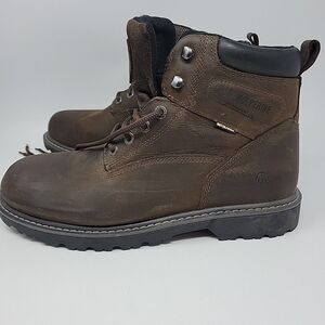 Wolverine Floorhand WP Work Boot W10643 Dark Brown Mens Size 13 EW